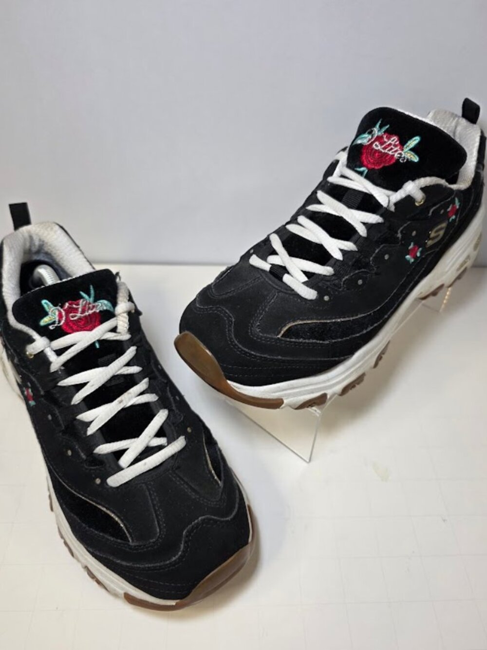 Skechers Women's D'Lites Rose Blooms Sneakers 9.5